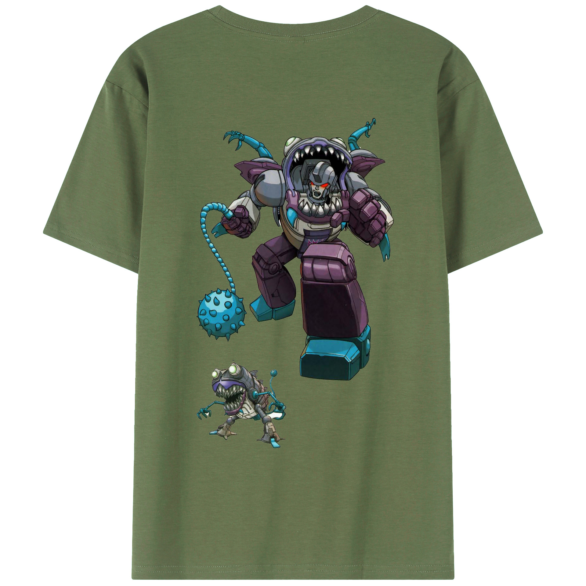 （画像用）  綿100％ メンズ半袖Tシャツ（バックプリント） 通気性